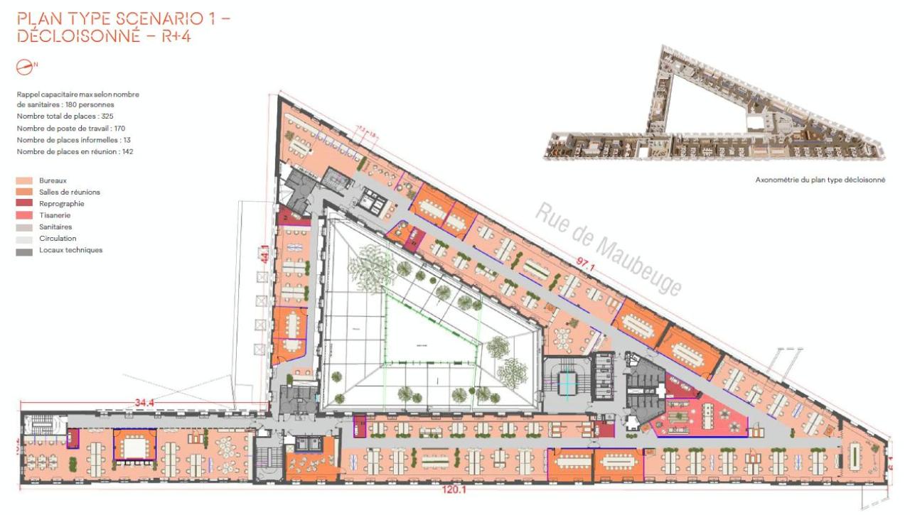 Bureau Paris 14546m² Location bureau Paris OLBUR2205905 10
